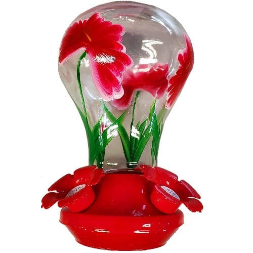 Hummingbird Feeder Flower Design