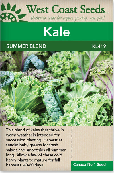 Kale Summer Blend - West Coast Seeds