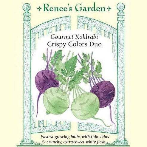 Kohlrabi Crispy Colors Duo - Renee's Garden Seeds