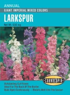 Larkspur Giant Imperial Mix - Cornucopia Seeds