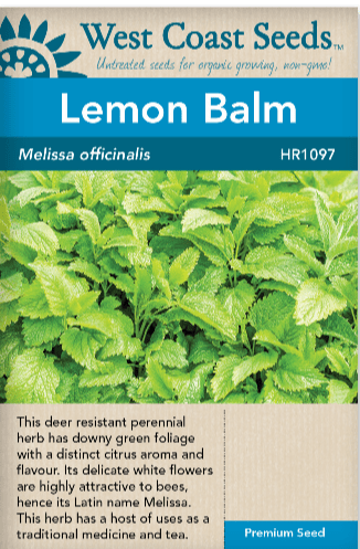 Lemon Balm - West Coast Seeds