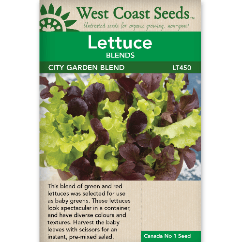 Lettuce City Garden Blend - West Coast Seeds