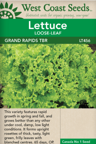 Lettuce Grand Rapids TBR - West Coast Seeds