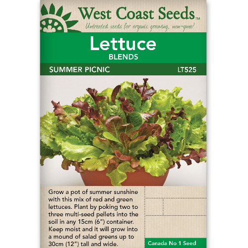 Lettuce Summer Picnic - West Coast Seeds