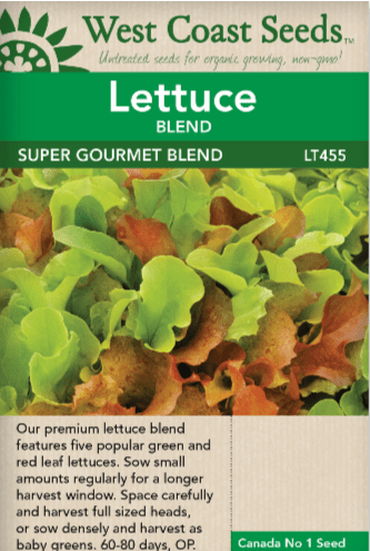 Lettuce Super Gourmet - West Coast Seeds