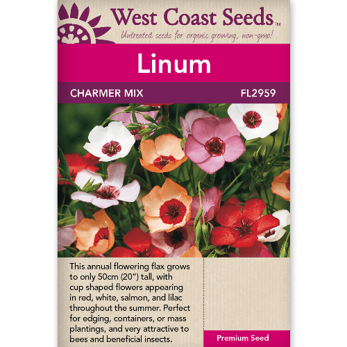 Linum Charmer Mix - West Coast Seeds