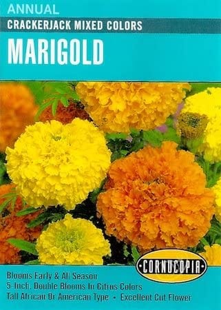 Marigold Crackerjack Mixed - Cornucopia Seeds