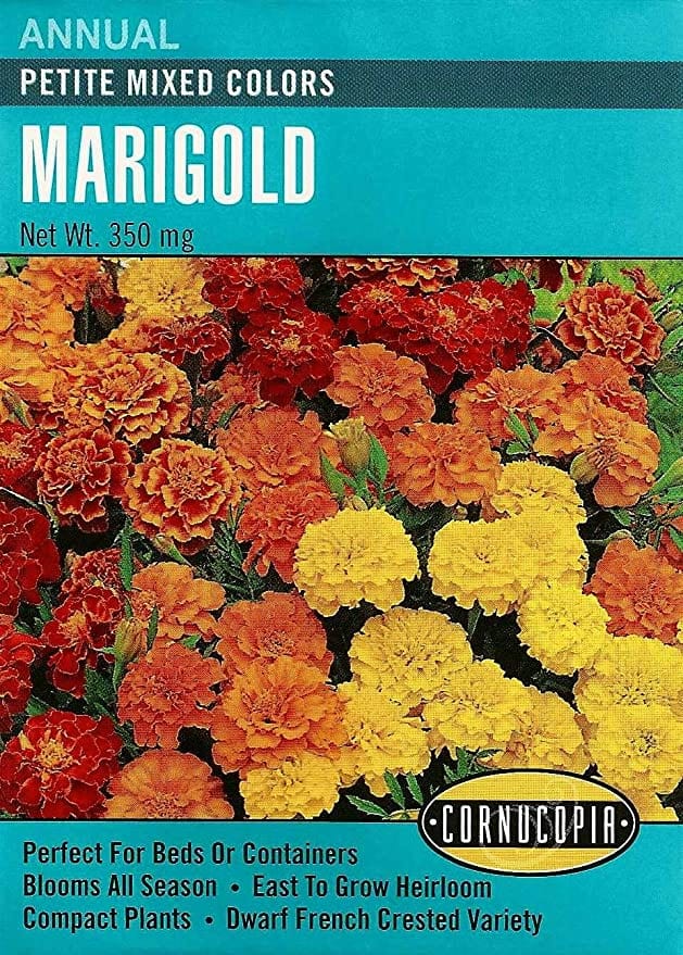 Marigold Petite Mixed - Cornucopia Seeds