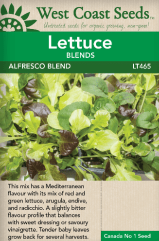 Mescluns Alfresco Blend - West Coast Seeds