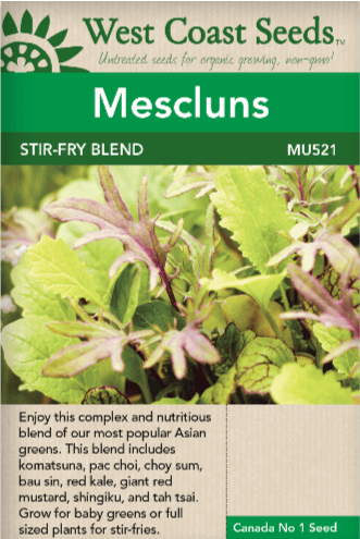 Mescluns Stir-Fry Blend - West Coast Seeds