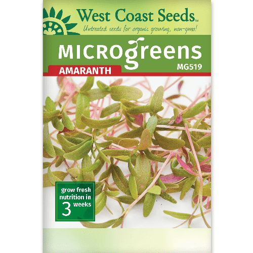 Microgreens Amaranth - West Coast Seeds