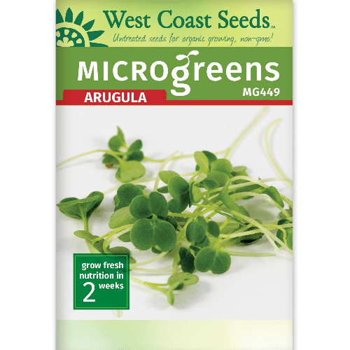 Microgreens Arugula 50g - West Coast Seeds