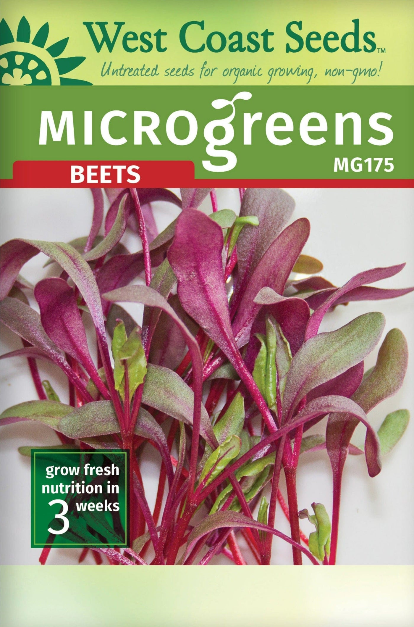 Microgreens Beets - West Coast Seeds