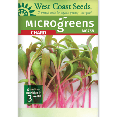 Microgreens Chard 100g - West Coast Seeds