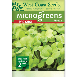 Microgreens Pac Choi - West Coast Seeds
