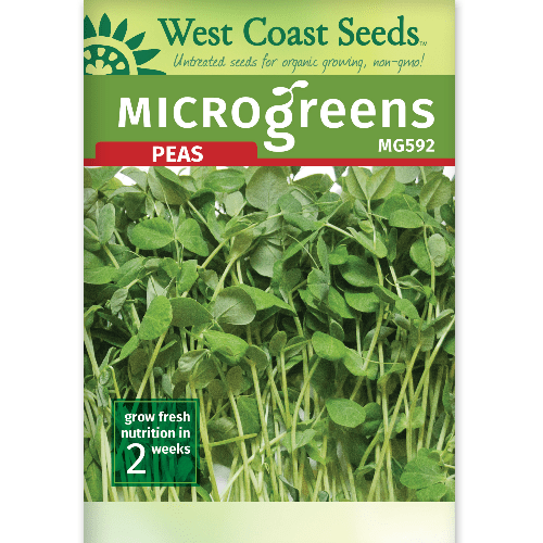Microgreens Peas - West Coast Seeds