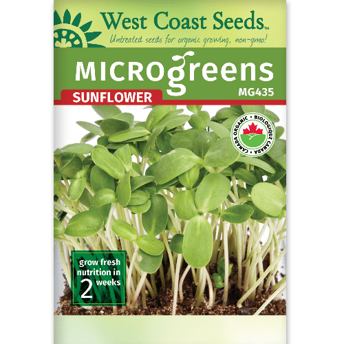 Microgreens Sunflower - West Coast Seeds