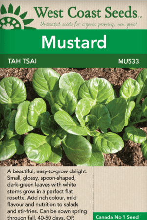 Mustard Tah Tsai - West Coast Seeds