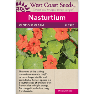 Nasturtium Glorious Gleam - West Coast Seeds