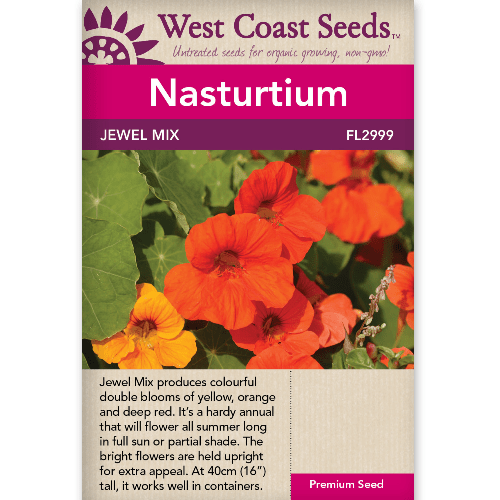 Nasturtium Jewel Mix - West Coast Seeds