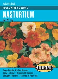 Nasturtium Jewel Mixed - Cornucopia Seeds