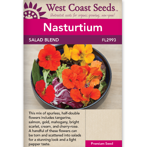Nasturtium Salad Blend - West Coast Seeds