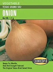 Onion Texas Grano 502 - Cornucopia Seeds