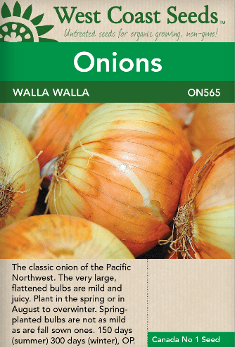 Onion Walla Walla - West Coast Seeds