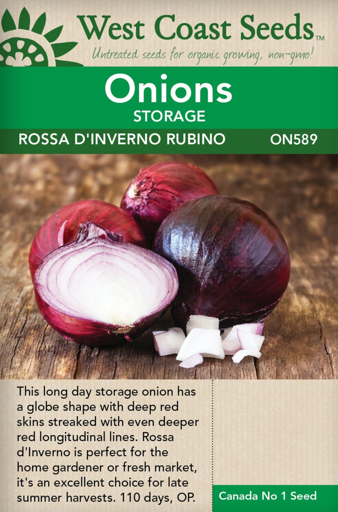 Onions Rossa D'Inverno Rubino - West Coast Seeds