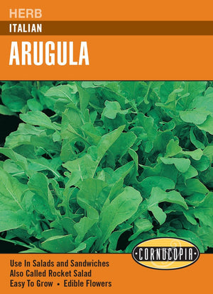 Organic Arugula Italian - Cornucopia Seeds