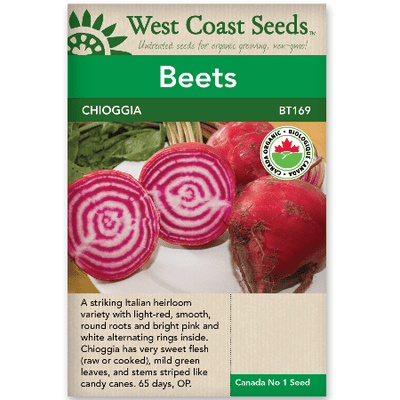 Beets Chioggia Organic - West Coast Seeds