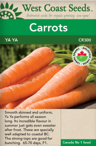 Carrots Ya Ya - West Coast Seeds