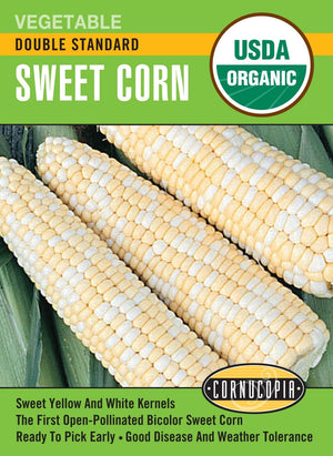 Organic Corn Double Standard Sweet - Cornucopia Seeds