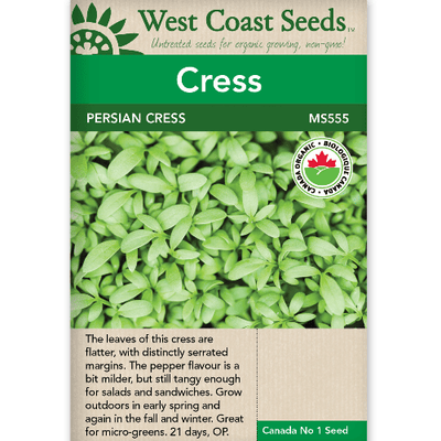 Cress Persian Organic - West Coast Seeds