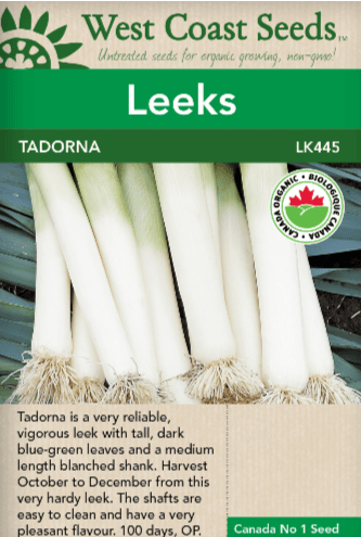 Leeks Tadorna Organic - West Coast Seeds