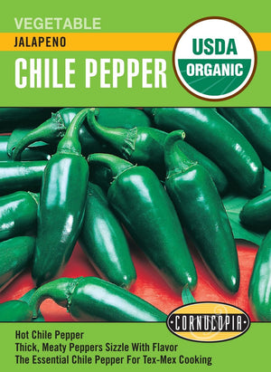 Organic Pepper Jalapeno - Cornucopia Seeds