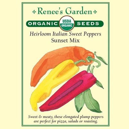Pepper Sunset Mix - Renee's Garden Seeds