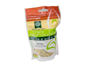 Organic Sprouting Barley - West Coast Seeds