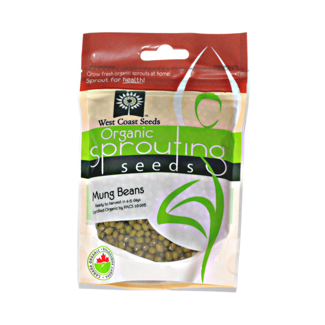 Organic Sprouting Mung Beans - West Coast Seeds