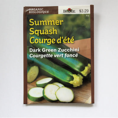 Organic Zucchini Dark Green - Burpee Seeds