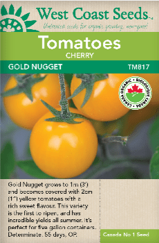 Tomato Gold Nugget Organic - West Coast Seeds