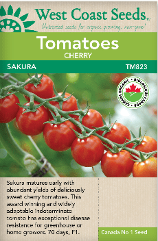 Tomato Sakura Organic - West Coast Seeds