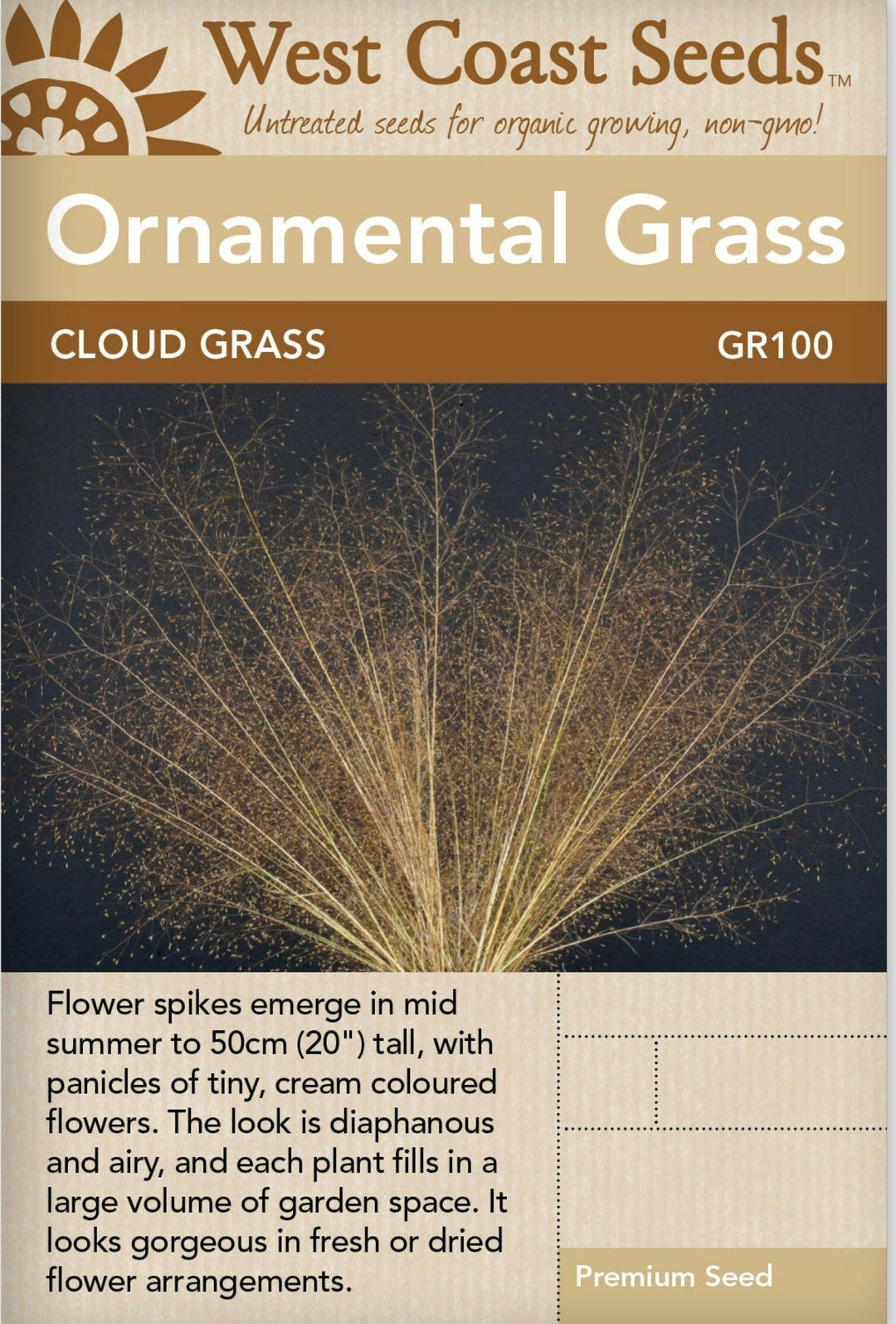 Ornamental Cloud Grass - West Coast Seeds