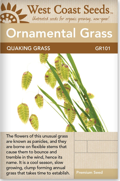 Ornamental Quaking Grass - West Coast Seeds