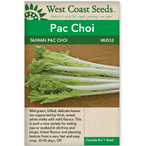Pac Choi Taiwan - West Coast Seeds