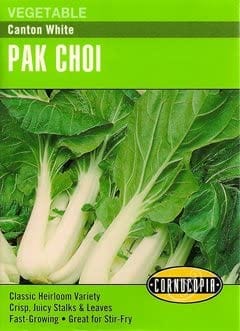 Pak Choi Canton White - Cornucopia Seeds