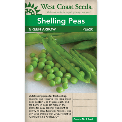 Shelling Peas Green Arrow - West Coast Seeds