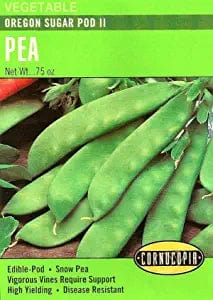 Pea Oregon Sugar Pod II - Cornucopia Seeds