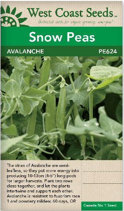 Snow Peas Avalanche - West Coast Seeds