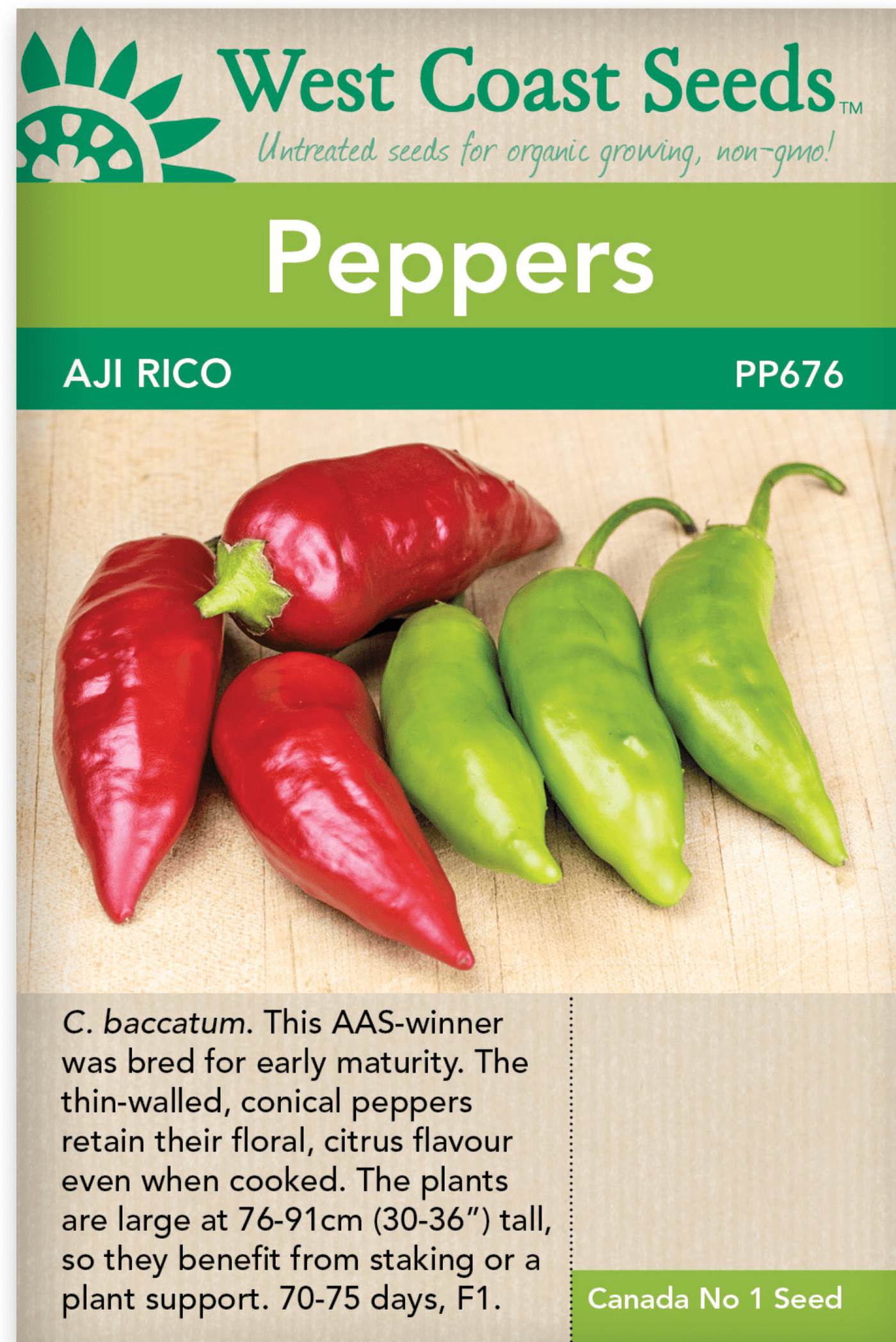 Pepper Aji Rico - West Coast Seeds